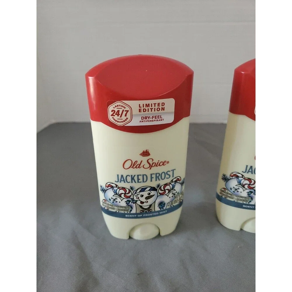 3 Pk Old Spice Limited Edition Jack Frost Solid Deodorant 2.6oz Ea Exp: 5/27